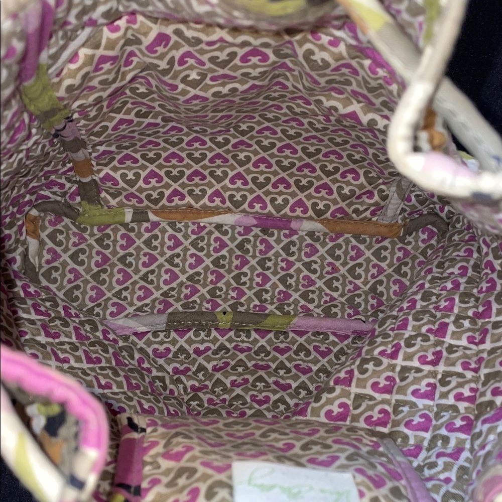 Vera Bradley Portobello Road Drawstring Backpack Retired Spring Bag cottagecore - Picture 8 of 9